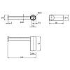 Wieszak na papier toaletowy Ferro Fiori BR 5060, czarny, zdjecie - zdjecie №4 - small