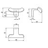Hak Ferro Fiori BR 5070.100, czarny, nie drogie - zdjecie №3 - small