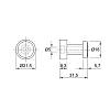 Hak Ferro Fiori M 0918 złoto, zdjecie - zdjecie №4 - small
