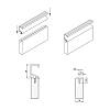 Uchwyt Marella M 16029 L=3000mm antracyt metalik, 18 mm (m.p.), cena od producenta - zdjecie №9 - small