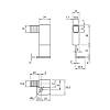 Komplet adaptery Ferro Fiori do uchwyt М 7070 czarny szczotkowany, kupic - zdjecie №2 - small