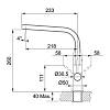 Bateria kuchenna Sinos pull-out Chrom Franke 115.0259.975, kupic - zdjecie №2 - small