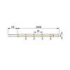 Taśma LED COB, 320 LEDs/m, 12W, 12V, IP20, światło zimne, 6000К, nie drogie - zdjecie №3 - small