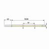 Taśma LED COB, 320 LEDs/m, 12W, 24V, IP20, światło dzienne, 4000К, nie drogie - zdjecie №3 - small