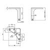 Nóżka meblowa Ferro Fiori M 12050, h=90, max 200kg, czarny, zdjecie - zdjecie №4 - small