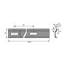 Szyna uniwersalna do zawieszek typ B, 3000 mm (1007403) Hettich, kupic - zdjecie №2 - small