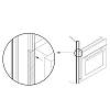 Profil GOLA kompensator pionowy do piekarnika, L = 580 mm, biały, Scilm, zdjecie - zdjecie №4 - small