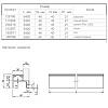 Profil GOLA  pionowy boczny  Ferro Fiori z rowkiem na LED, płyta wiórowa 18 m, L=5400 mm, type L, złoto RAL 1923, kupic - zdjecie №2 - small