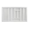 Organizer na sztućce W=900 (828-779mm) L=500 H=42 biały - small