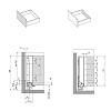 Komplet szuflad Muller Box profi line 3D L=450 Н=178 Biały, cena - zdjecie №5 - small