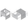 Komplet szuflad Muller Box profi line 3D L=450 Н=238 Biały, zdjecie - zdjecie №4 - small
