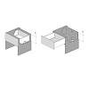 Komplet szuflad Muller Box profi line 3D L=500 Н=178 Biały, nie drogie - zdjecie №3 - small