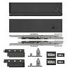 Komplet szuflad Muller Box profi line 3D L=500 Н=127 Antracyt, kupic - zdjecie №2 - small