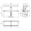 Mechanizm wysuwany do górnych szuflad 900mm Karlo, grafitowy, VIBO (KARLO60GM), cena - zdjecie №5 - small