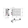 Zawieszka LIBRA H11 lewa wciskana 120-160 kg, Italiana Ferramenta (63425013ZN), kupic - zdjecie №2 - small