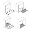 Ociekarka  jednopoziomowa chrom L 800, (WE06.5927.01.001) Rejs, zamowienie online - zdjecie №7 - small
