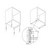 Stopka REKORD H=108mm szczytowa/Ø12mm L110mm/reg.otwór 100mm/150kg,Italiana Ferramenta - small