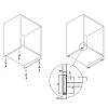 Stopka REKORD H=78mm szczytowa/Ø12mm L80mm/reg.otwór 70mm/150kg,Italiana Ferramenta, zdjecie - zdjecie №4 - small