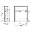 Cargo 150mm chrom  mocowanie lewe częściowe przedłużenie Partner VIBO (ELQHMP152SXPEBCH), zdjecie - zdjecie №4 - small