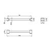 Membrana do butelek w cargo 150mm grafit, Partner VIBO (EDB1504P), nie drogie - zdjecie №3 - small