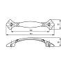 Uchwyt Marella CL 15089.128 złoto, zdjecie - zdjecie №4 - small