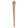 Noga drewniana Sophia,  jesion bez powłoki, H=710 mm,, kupic - zdjecie №2 - small