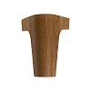 Noga drewniana Sophia, dąb bez powłoki, H=150 mm, zamowienie online - zdjecie №7 - small