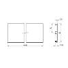 Cokół aluminiowy L=4100 N=100, aluminium szczotkowany Scilm (m.b.), kupic - zdjecie №2 - small