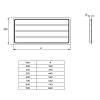Ociekarka Variant 3 chrom L 900, (WE06.5828.01.001) Rejs, cena - zdjecie №5 - small