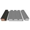 Zaślepka panelu AGT LB-3771-A 3016 Daisy różowy supramat 2800х35х18mm, kupic - zdjecie №2 - small