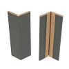 Profil MDF 2002 3022 Królewski szary supramat 2800х48х3mm, kupic - zdjecie №2 - small