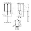 Pantograf 450-600mm 12 kg z amortyzatorem gazowym, grafitowa Muller, kupic - zdjecie №2 - small