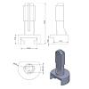 Wspornik półki  do płyty wiórowej 18–36 mm VLASNA, zdjecie - zdjecie №4 - small