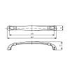 Uchwyt Marella CL 15063.128 srebro, zdjecie - zdjecie №4 - small