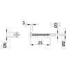 Wkręty samowiercące 3,0х25 mm, ocynkowane, nie drogie - zdjecie №3 - small