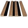 Zaślepka panelu AGT LB-5014-B 248 Teak (op. 8 szt.) 2800х42х18мм, kupic - zdjecie №2 - small