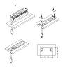 VersaFRAME Blok gniazdowy z ramką, 3 gniazda 1 USB, 5В(А+С), 110-220V, 16A, IP20, czarny matowy / aluminium anodowane, zamowienie - zdjecie №6 - small