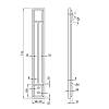 Pilaster drewniany Sabrina, dąb bez powłoki, H=710 mm, nie drogie - zdjecie №3 - small