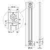 Pilaster Franchesko, MDF bez powłoki,  H=710 mm, kupic - zdjecie №2 - small