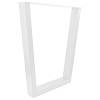 Podstawa do stołu V, 600x80mm, h = 725mm, biały Ral 9003 (Muar) - small