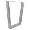 Podstawa do stołu V, 600x80mm, h = 725mm, szary Ral 9006 (Muar), kupic - zdjecie №2 - small
