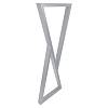 Podstawa do stołu ZVV bar, 400x50mm, h = 1100mm, szary Ral 9006 (Muar), kupic - zdjecie №2 - small