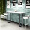 Table base O bar, 400x60mm, h = 1100mm, anthracite Ral 7016 (Muar), cena - zdjecie №5 - small