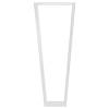 Podstawa do stołu V bar, 400x60mm, h = 1100mm, biały Ral 9003 (Muar) - small