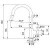 Bateria kuchenna Lina pull-out Chrom 115.0626.051 Franke, cena - zdjecie №5 - small