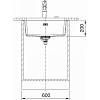 Zlewozmywak do podbudowy Fragranit + Maris MRG 110-52 Łupkowy Szary 125.0716.375 Franke, nie drogie - zdjecie №3 - small