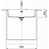 Zlewozmywak do podbudowy Fragranit + Maris MRG 110-72 Biały polarny 125.0687.263 Franke, nie drogie - zdjecie №3 - small