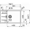 Zlewozmywak wbudowywany Fragranit + Centro CNG 611-78 XL  Łupkowy Szary 114.0716.325 Franke, nie drogie - zdjecie №3 - small