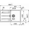 Zlewozmywak wbudowywany Fragranit + Centro CNG 611-86  Łupkowy Szary 114.0716.326 Franke, nie drogie - zdjecie №3 - small