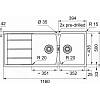 Zlewozmywak wbudowywany Fragranit + Centro CNG 621-116 Cappuccino 114.0710.233 Franke, kupic - zdjecie №2 - small